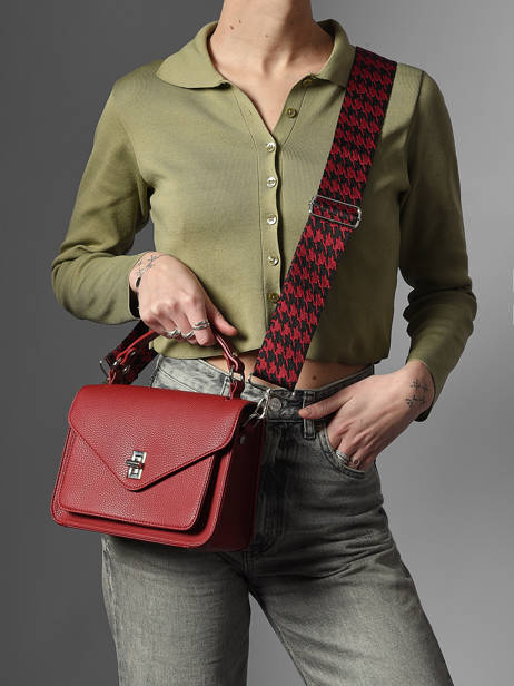 Cross Body Tas Wt Grained Miniprix Rood wt grained F6978 ander zicht 1